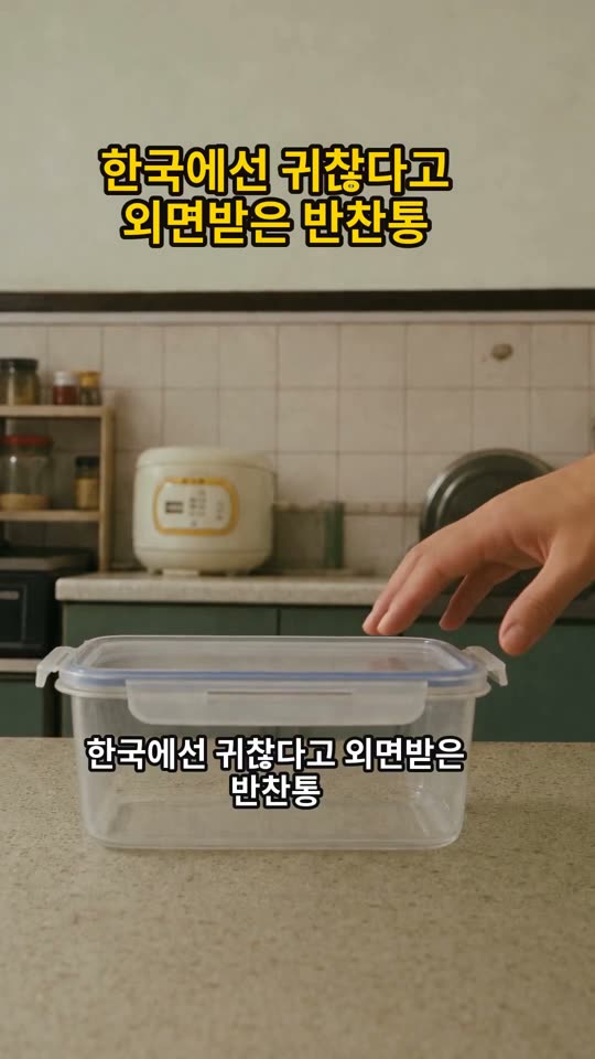 한국에선 귀찮다고 외면받은 반찬통 쇼츠 썸네일