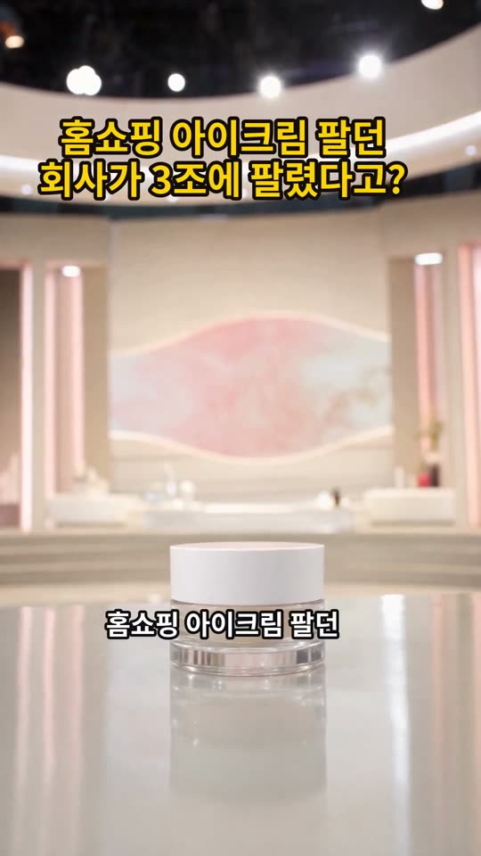 홈쇼핑 아이크림 팔던 회사가 3조에 팔렸다고? 쇼츠 썸네일